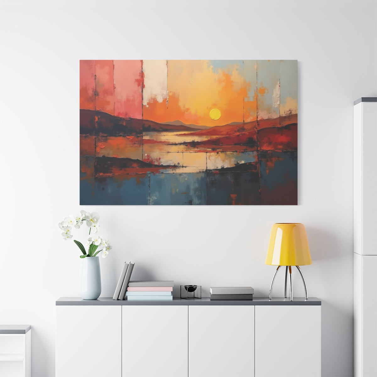 Sunset Symphony Over Tranquil Waters