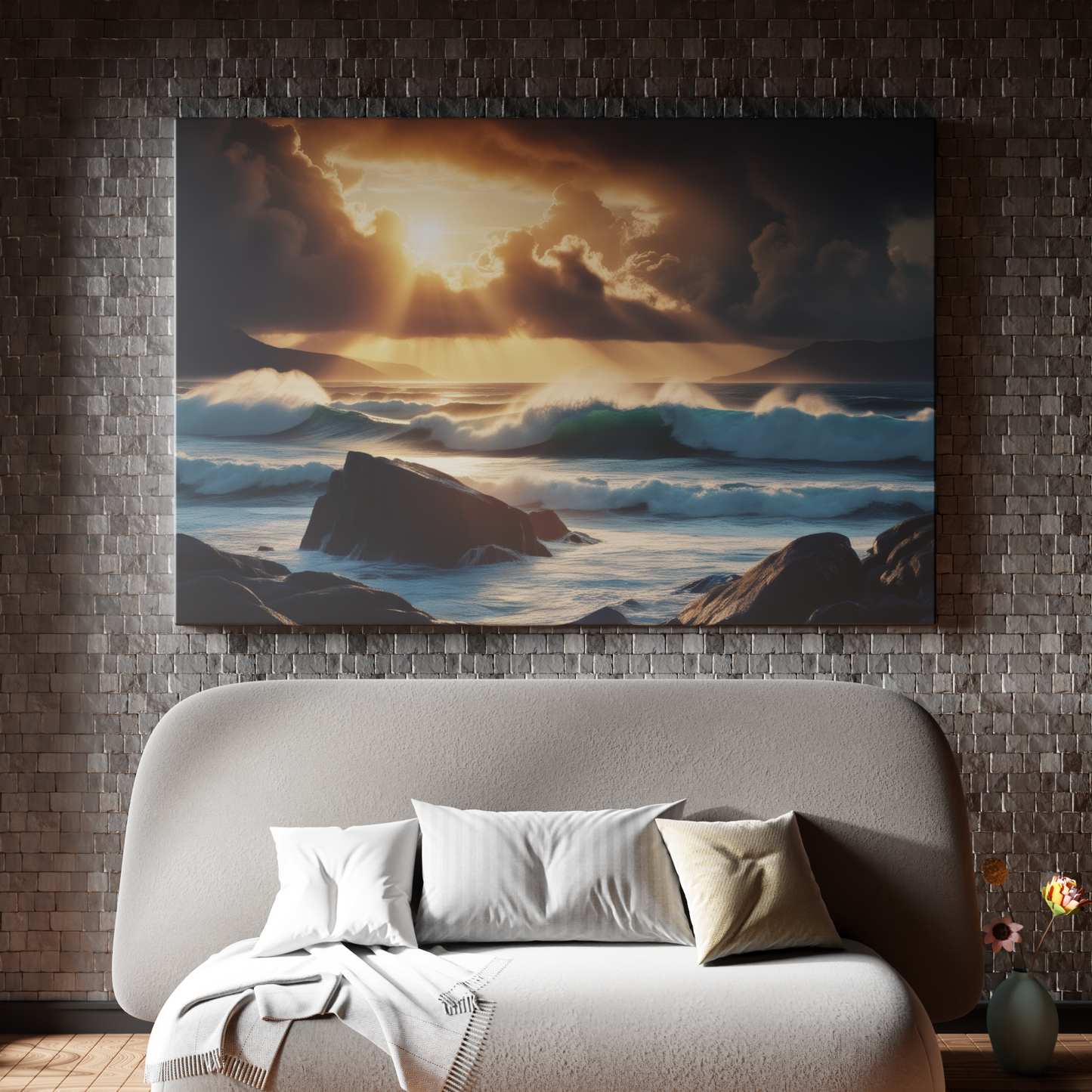 Oceanic Symphony at Sunrise