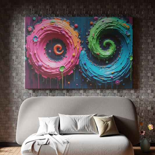 Vibrant Fusion of Colors