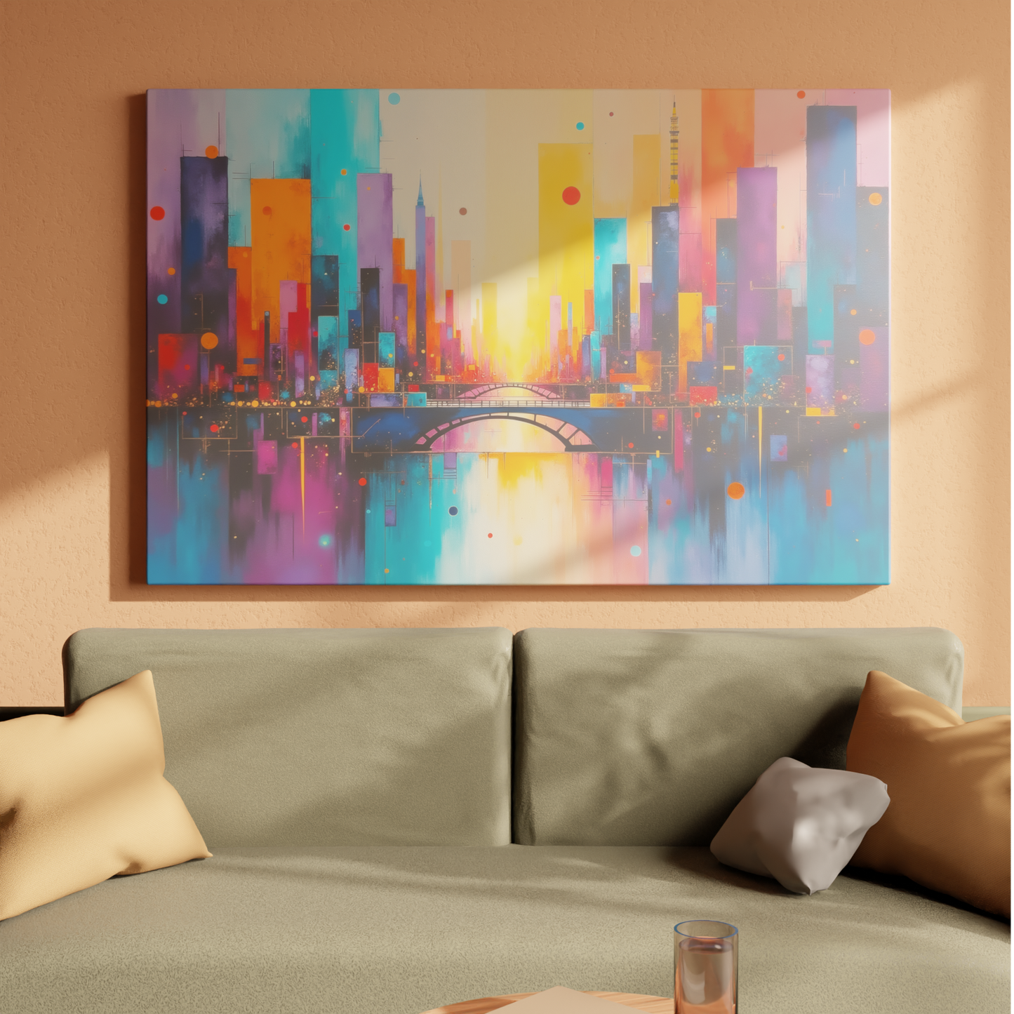 Vibrant Cityscape Symphony