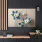 Enchanted Lotuses on Warm Canvas