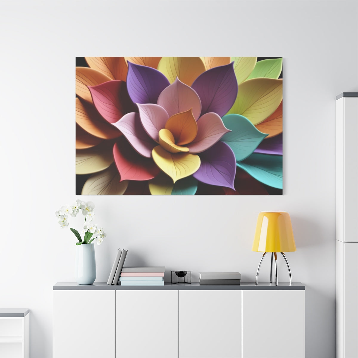 Flutter of Colorful Petals