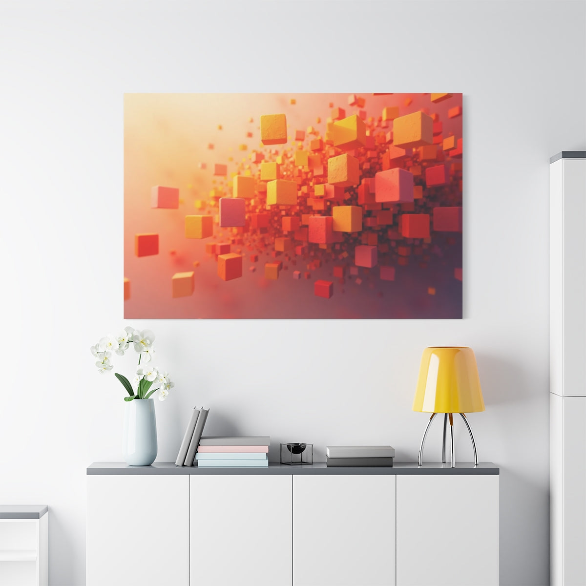 Spectrum of Cubes in Motion