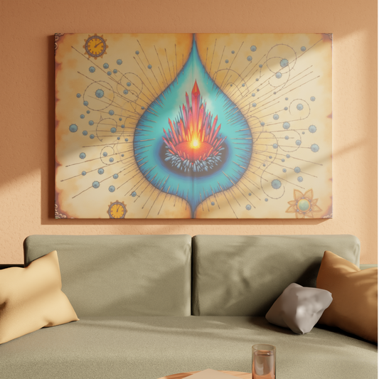 Crimson Heart of the Cosmos