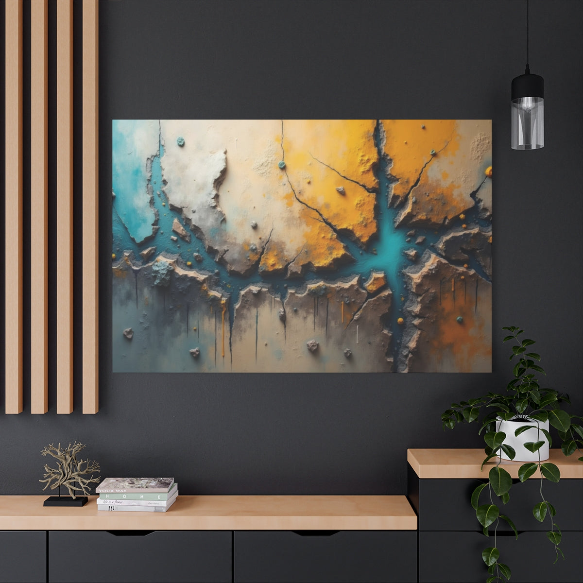 Crackled Earth and Sky