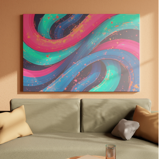 Neon River Currents