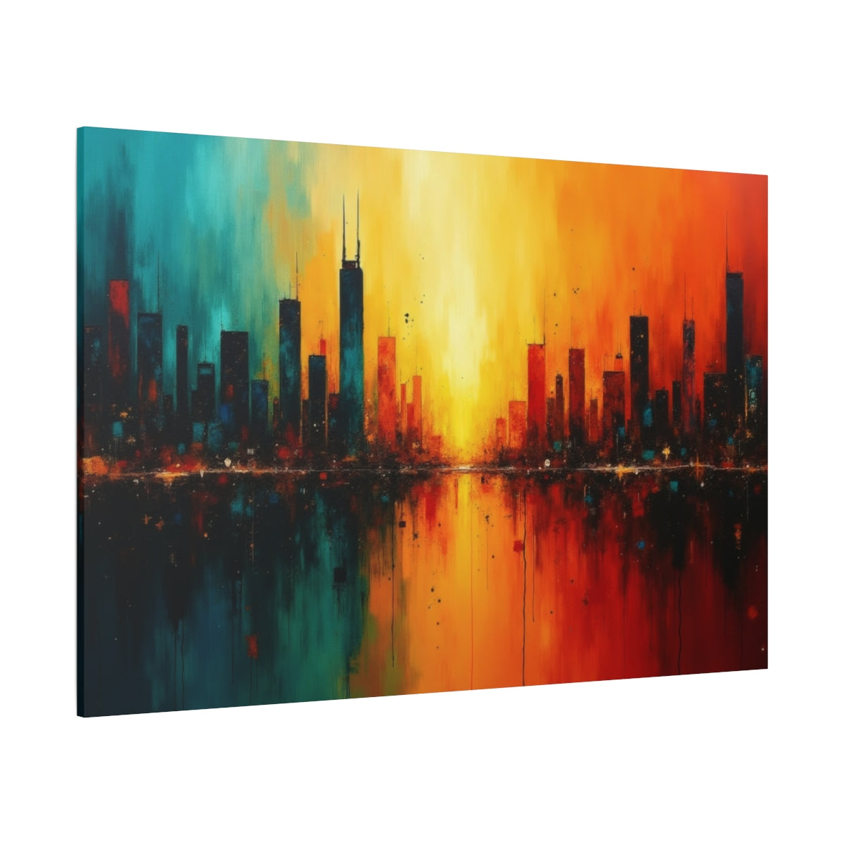 Cityscape in Flames