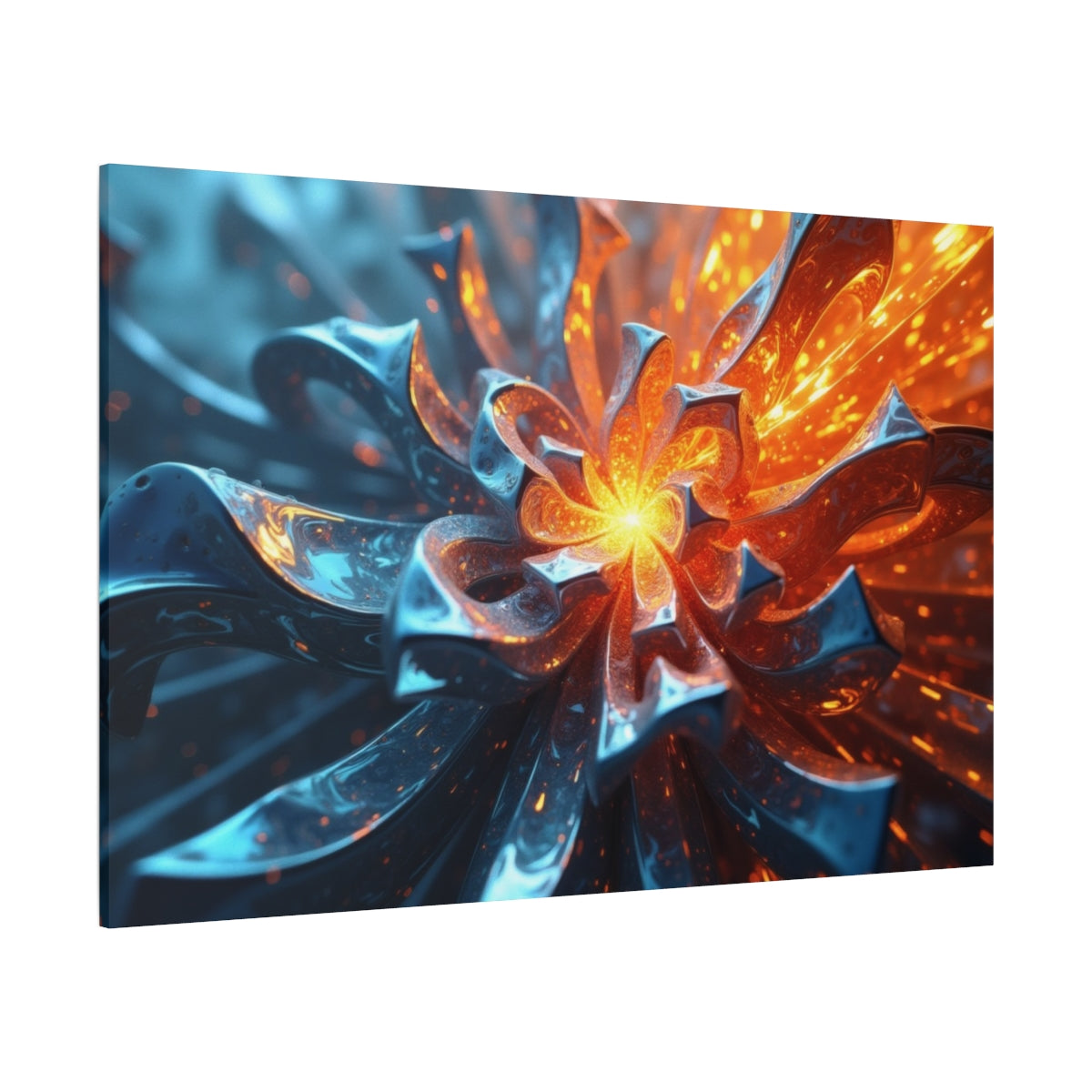 Fiery Metallic Blossom