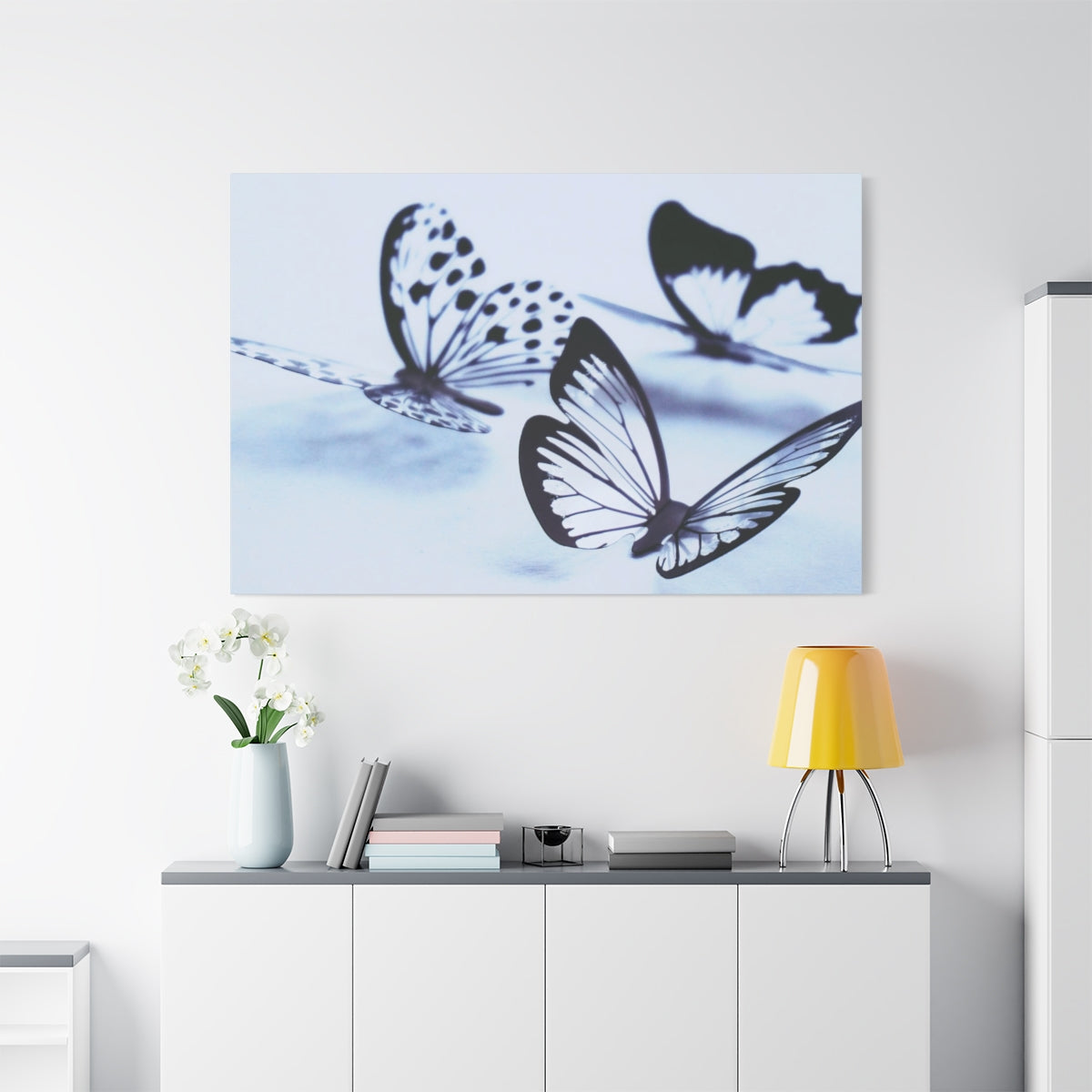 Monochrome Butterfly Dance