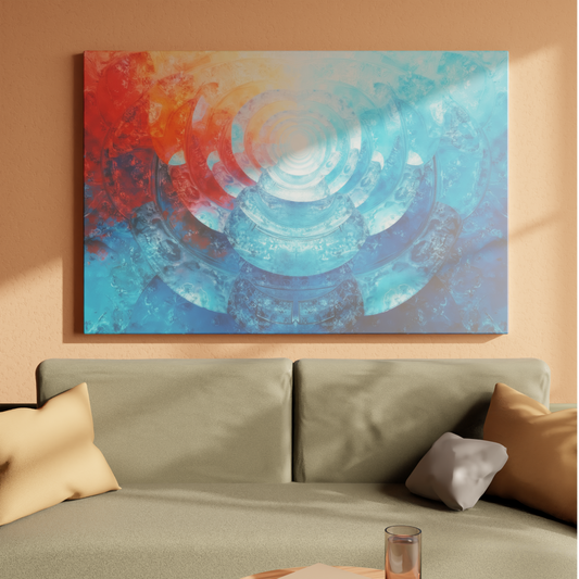 Ethereal Vortex: A Dance of Fire and Ice