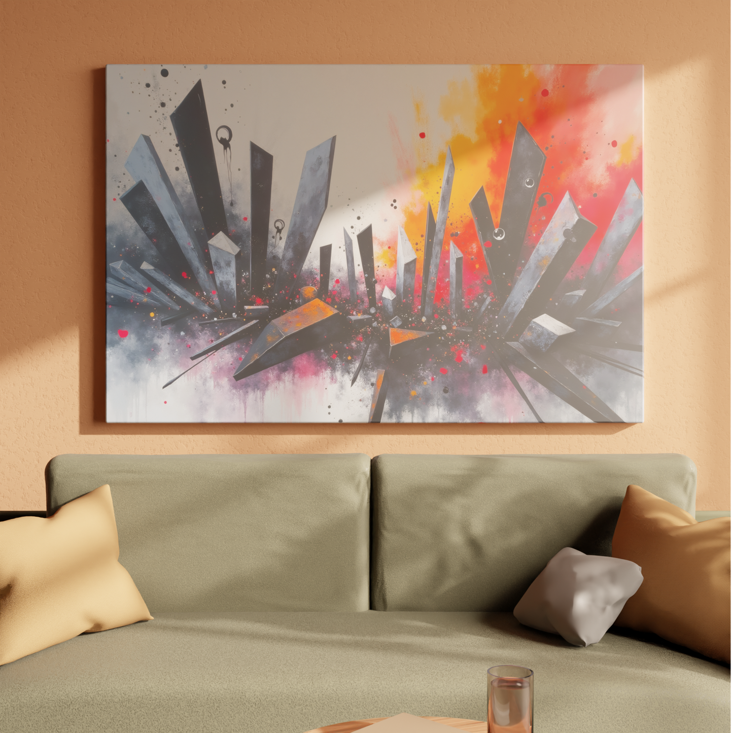 Explosive Urban Geometry