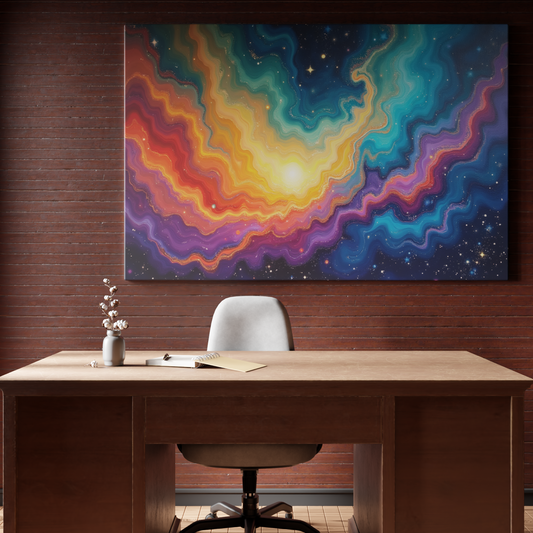 Cosmic Swirl of Colors