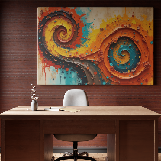 Vibrant Swirls of Creation