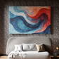 Ebb and Flow: Abstract Waves of Color