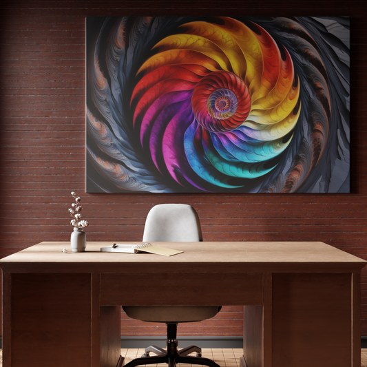 Vortex of Vibrant Hues