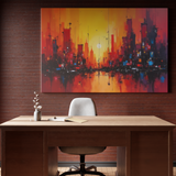 Sunset Symphony: Urban Silhouettes