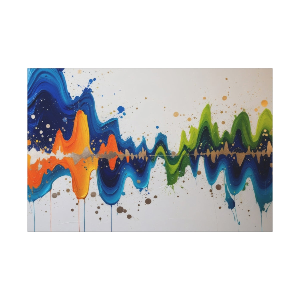 Vibrant Symphony of Waves