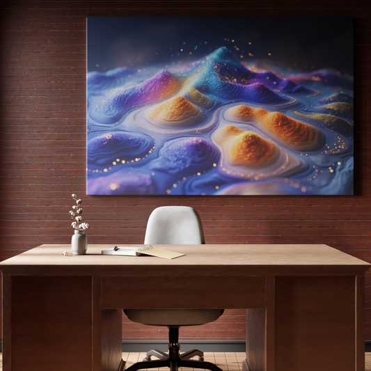 Galactic Terrains: A Cosmic Canvas