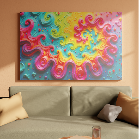 Swirling Vortex of Colors