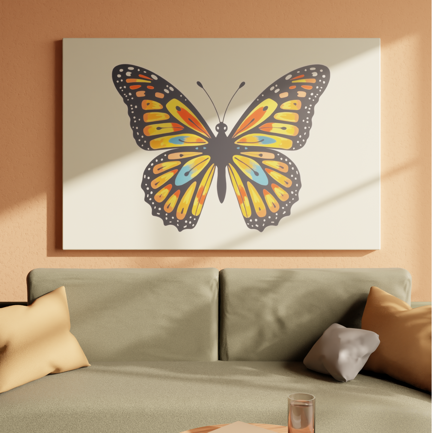 Vibrant Wings Against Light