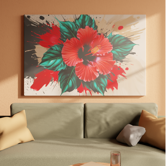 Eruption of Hibiscus