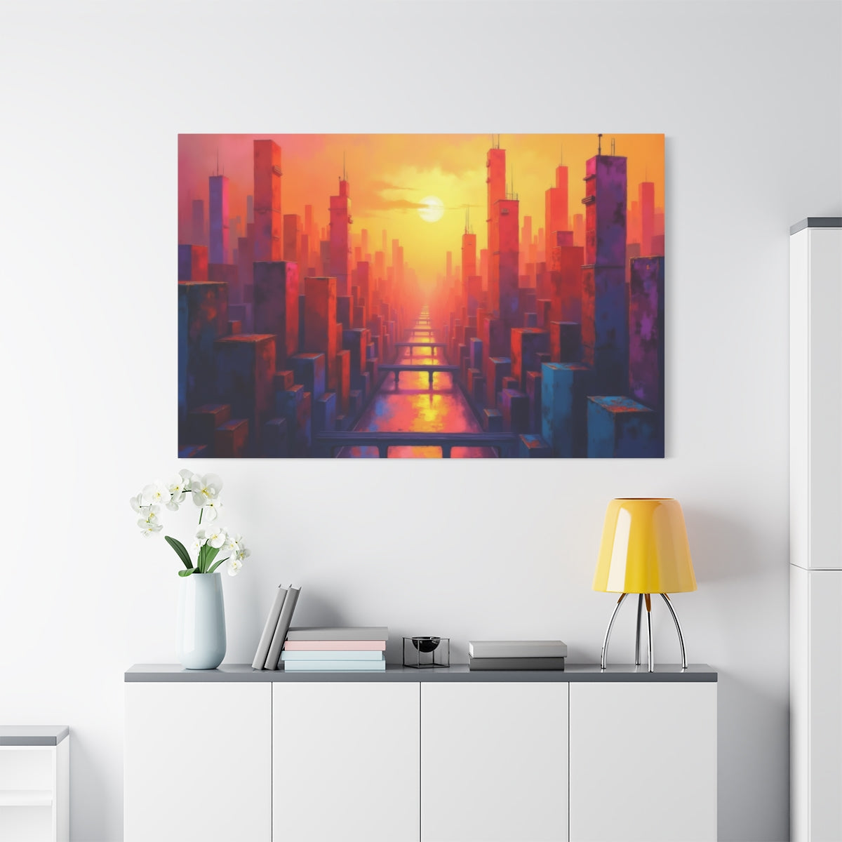 Sunset Over Metropolis