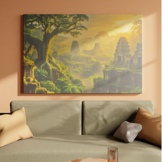 Ancient Ruins at Dawn