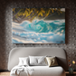 Ethereal Waves on a Sunlit Shore
