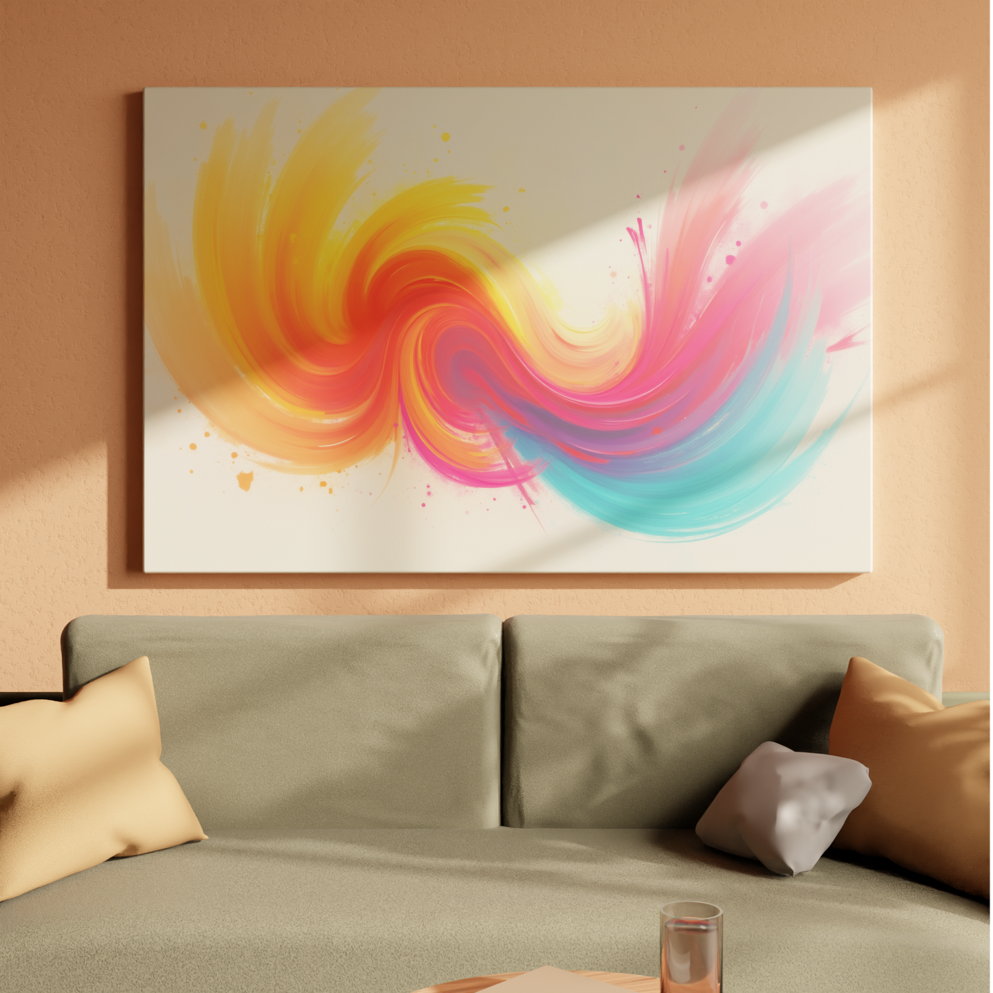 Colorful Vortex of Energy
