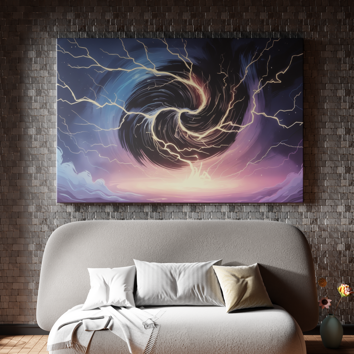 Celestial Vortex: Electric Explosion