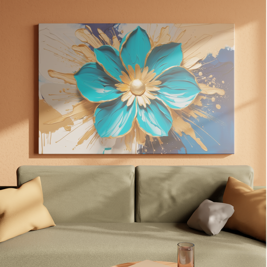 Blossom in Blue and Gold