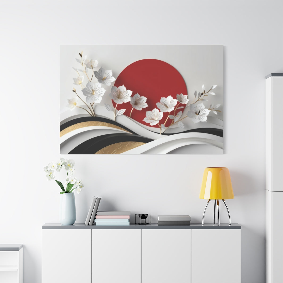 Serenity in Bloom: Radiant Harmony