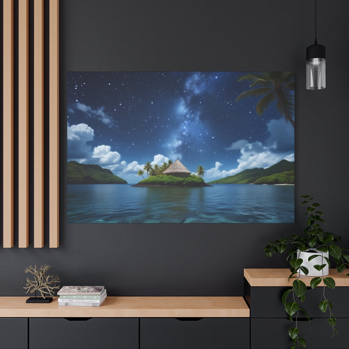 Island Dreamscape under the Stars