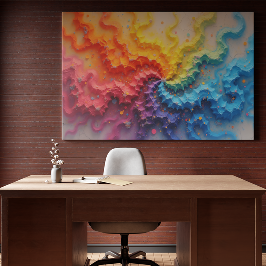 Swirl of Chromatic Waves