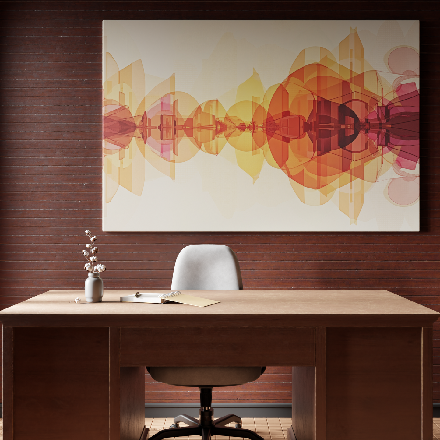 Echoes of Color: Geometric Harmony