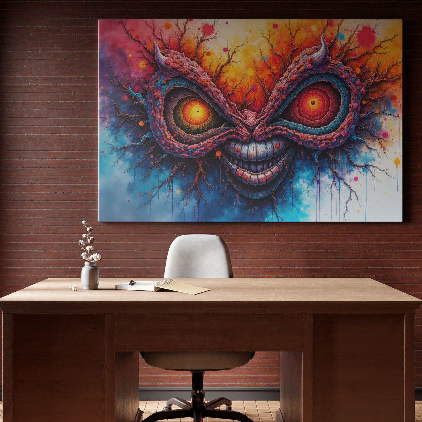 Vibrant Chaos of Colors