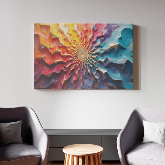 Vortex of Vibrant Hues