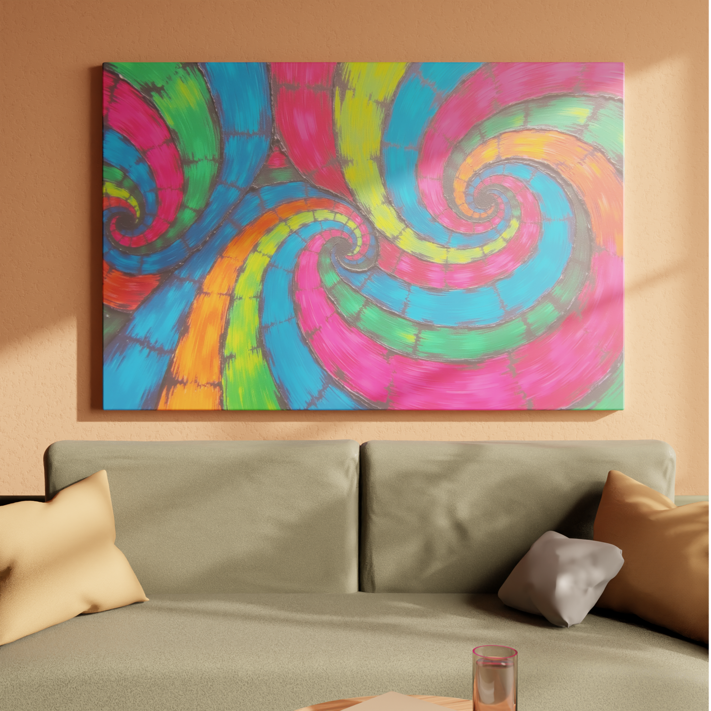 Colorful Swirl Symphony