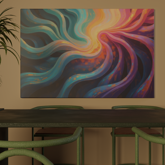 Ethereal Flow of Colors