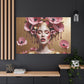 Golden Reverie: Blooming Dreams