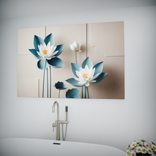 Tranquil Lotus Blooms