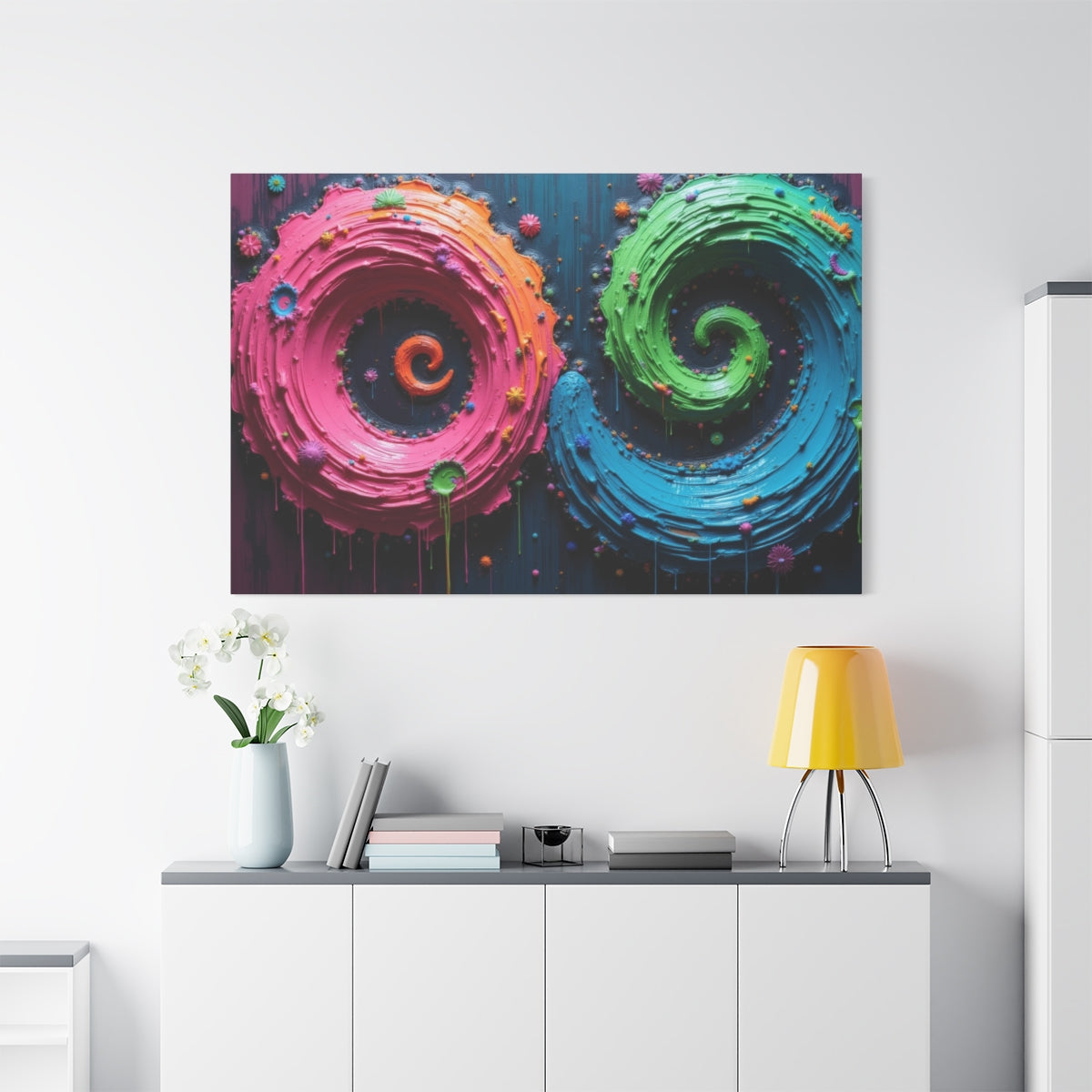 Vibrant Fusion of Colors