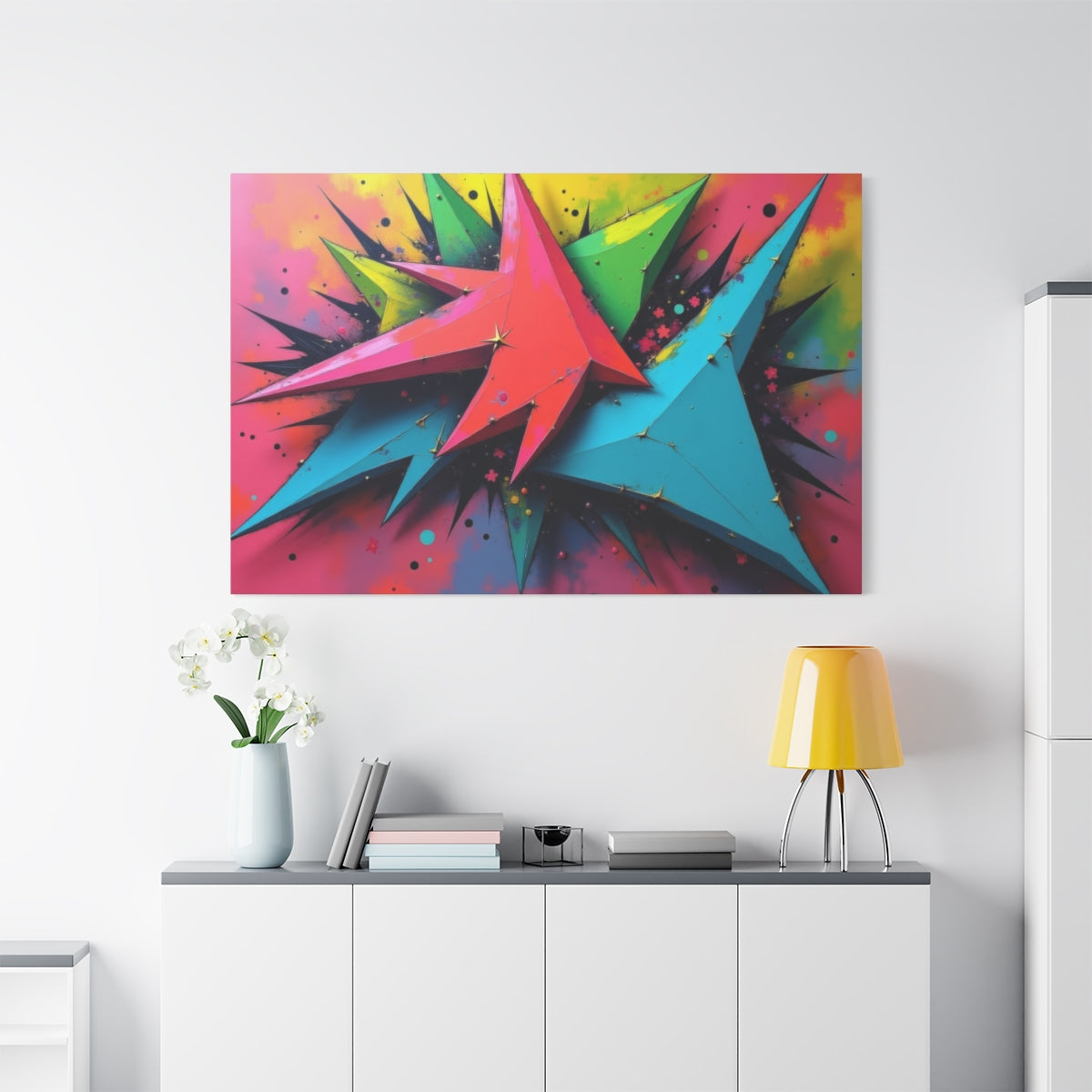 Explosive Geometric Symphony