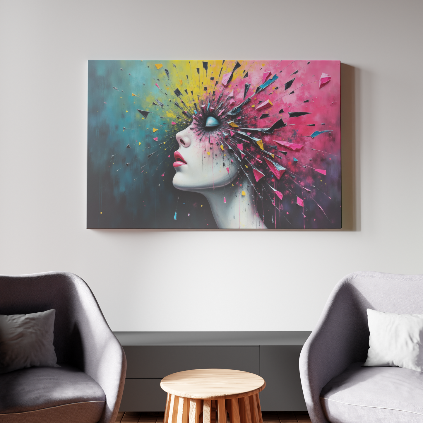 Explosive Color Portrait