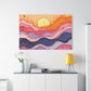 Sunset Symphony in Pastel Waves