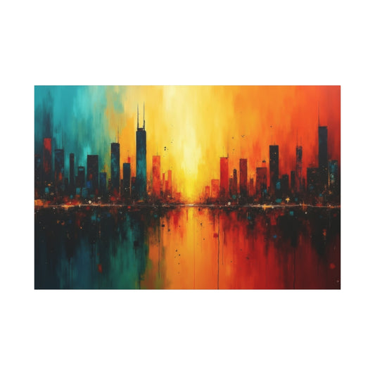 Cityscape in Flames