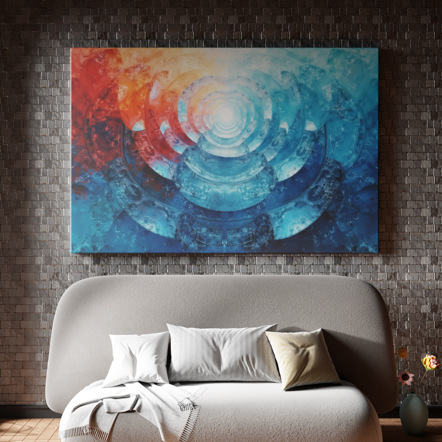 Ethereal Vortex: A Dance of Fire and Ice