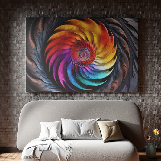 Vortex of Vibrant Hues