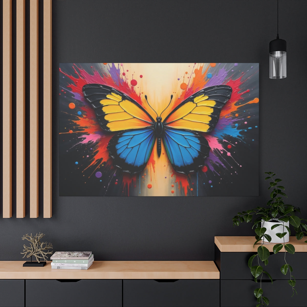 Vibrant Butterfly Explosion