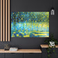 Digital Mosaic: A Splash of Neon
